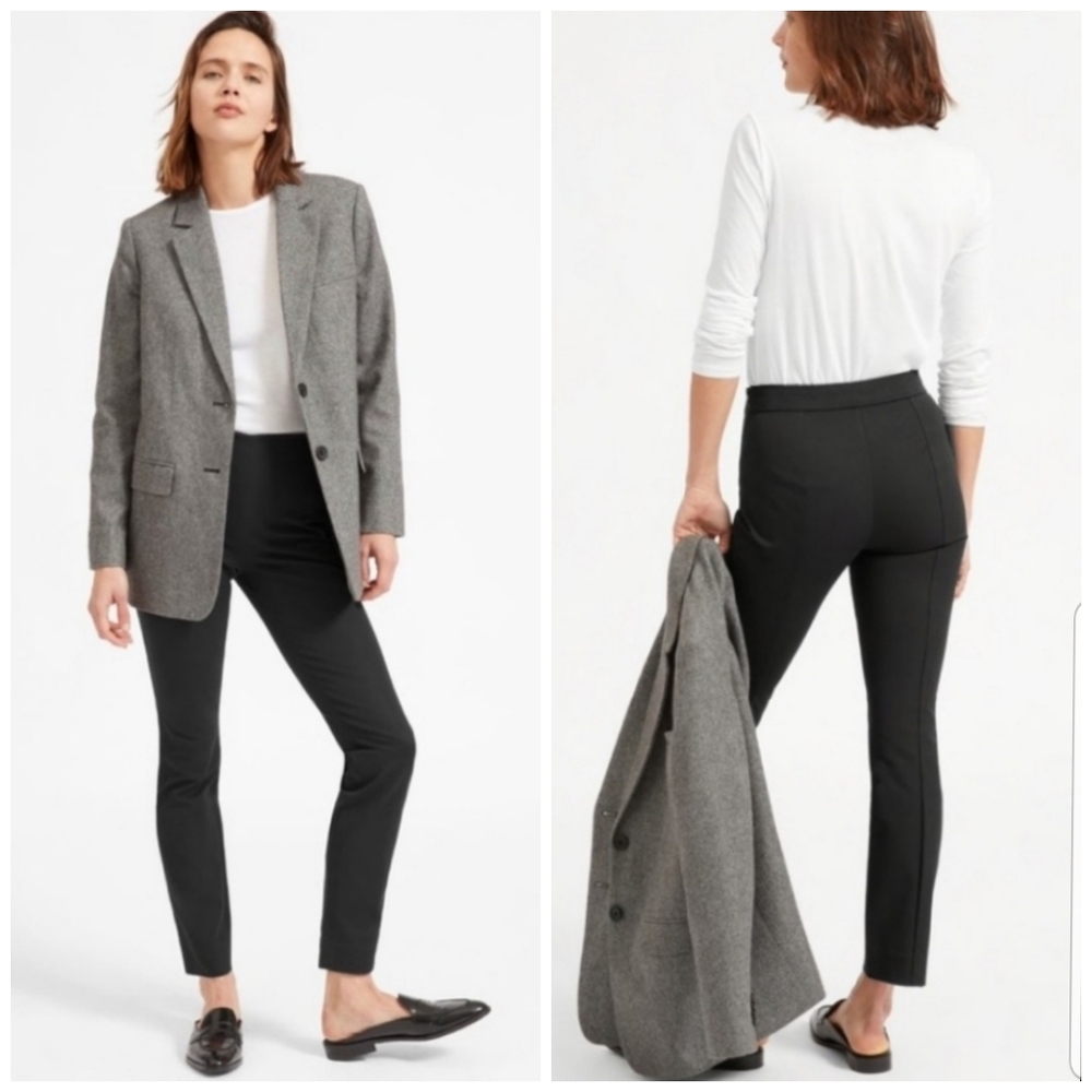 Everlane Side-Zip Stretch Cotton Pant